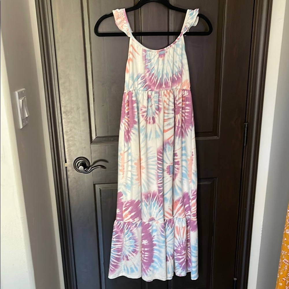 32 Degrees Kids Tie-Dye Casual Dress